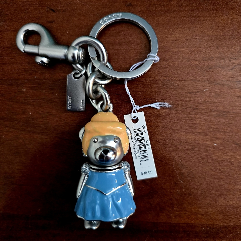 Disney x coach princess key ring